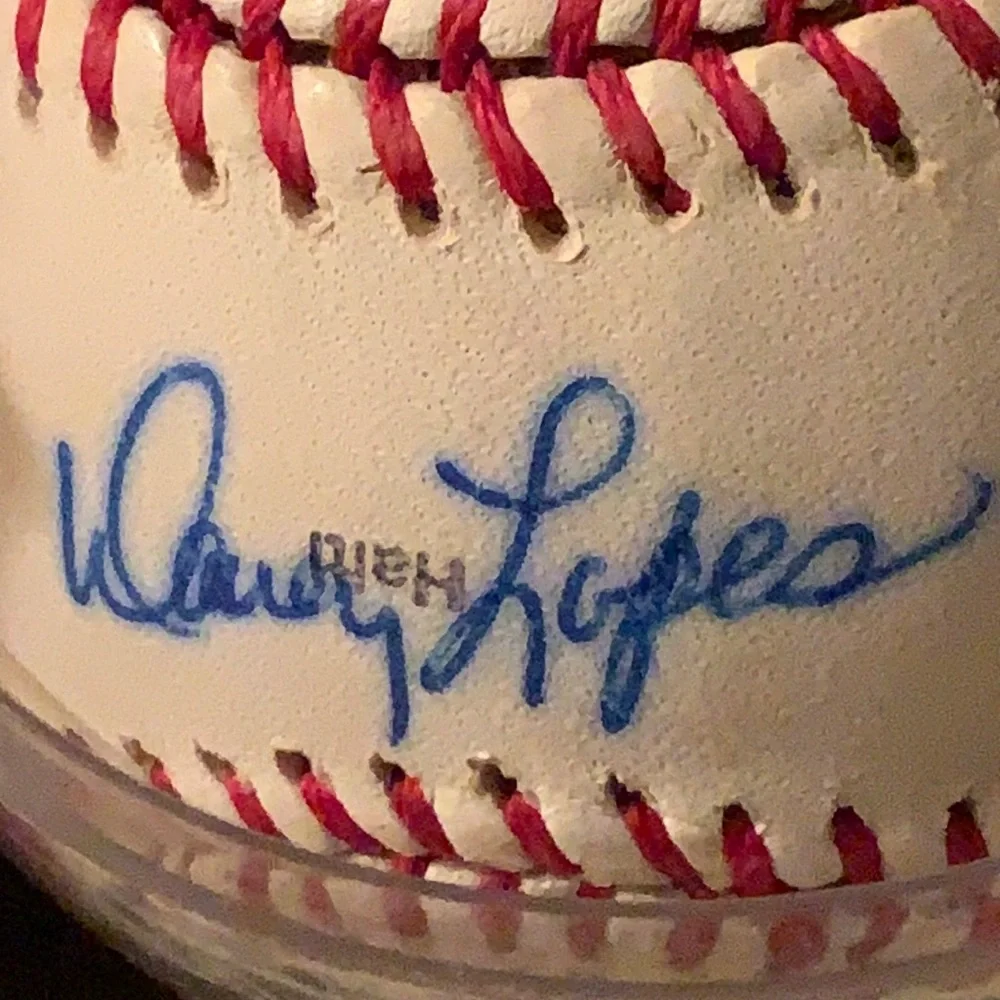 All Star Davey Lopes Autographed Baseball read below please 👇
